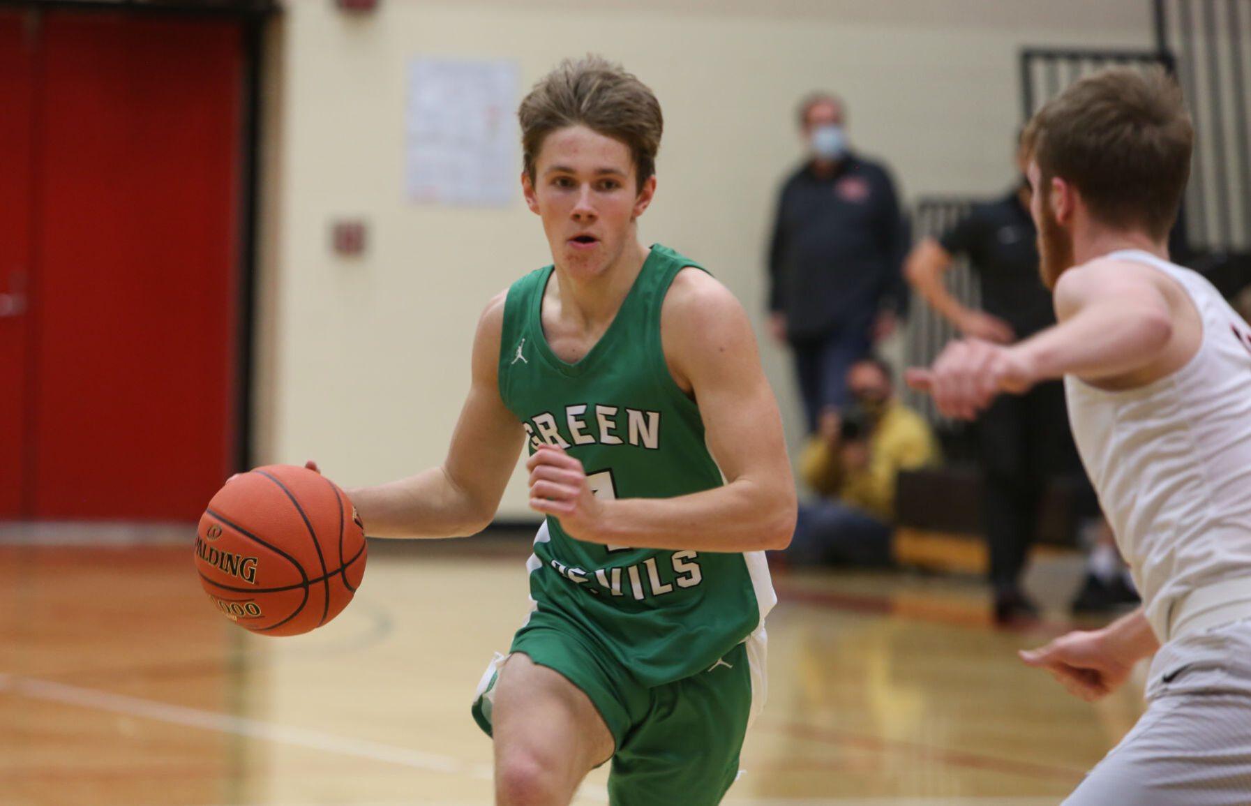 Garner-Hayfield-Ventura boys basketball vs Osage - Oberfoell